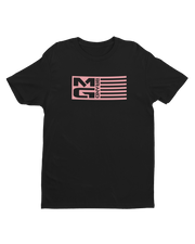 MG FLAG T-SHIRT BLACK/PINK